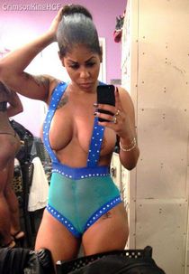 Busty sexy lady on a